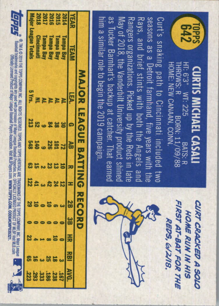 2019 Topps Heritage High Series Baseball Part 1 Main Set Cards #501 to #725 - Picture 273 of 431