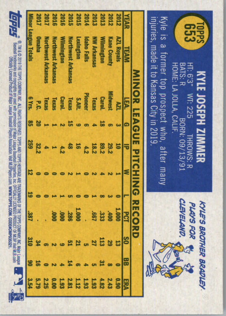 2019 Topps Heritage High Series Baseball Part 1 Main Set Cards #501 to #725 - Picture 295 of 431