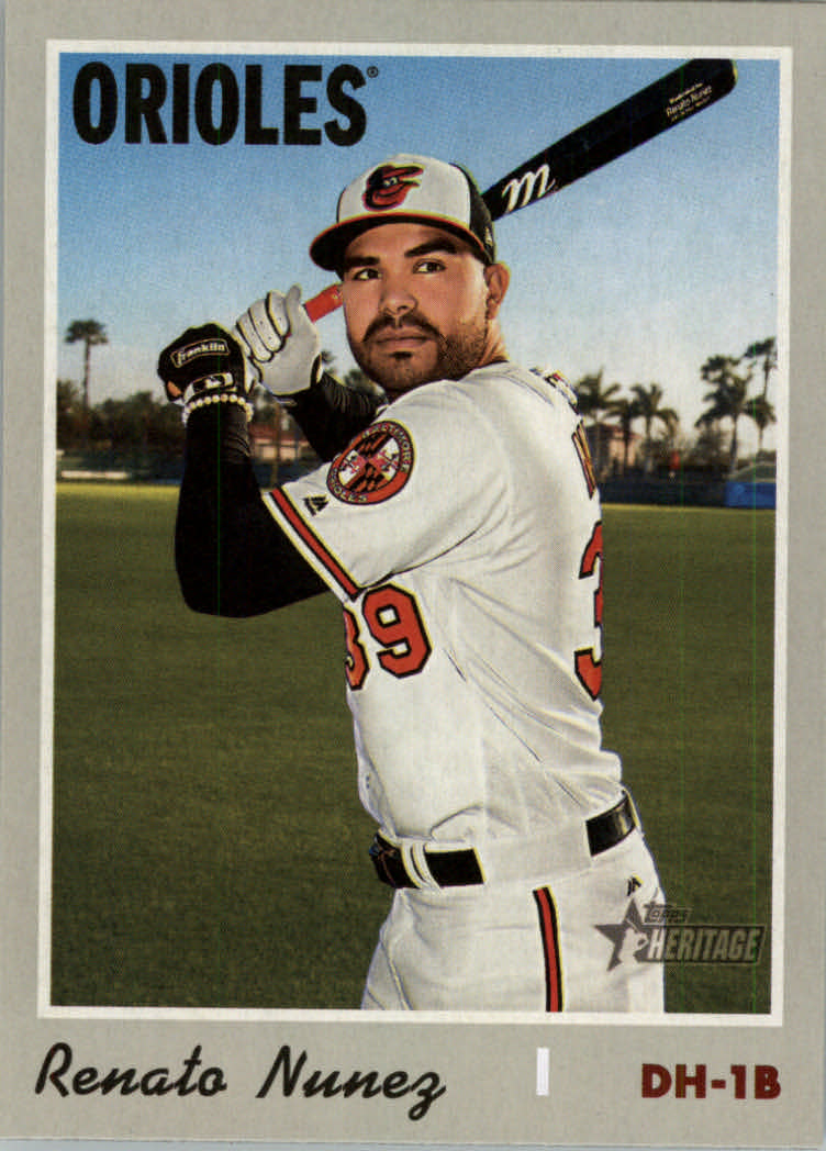 2019 Topps Heritage High Series Baseball Part 1 Main Set Cards #501 to #725 - Picture 372 of 431
