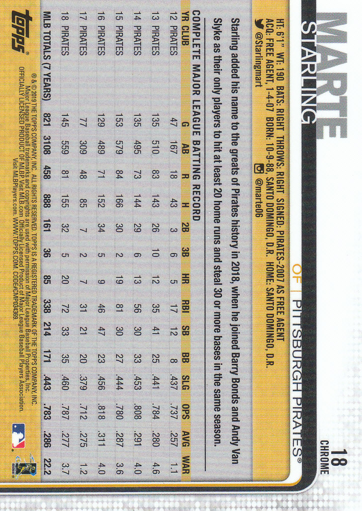 2019 Topps Chrome Baseball Part 4 Color Refractors and Variation Cards - Bild 31 von 75