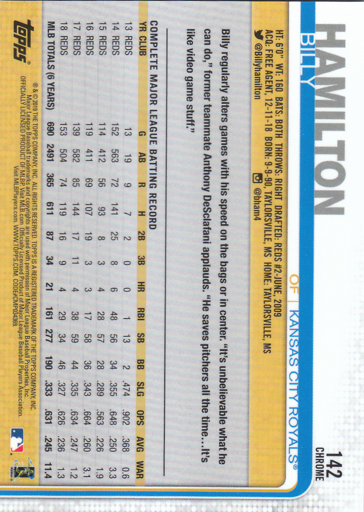 2019 Topps Chrome Baseball Part 4 Color Refractors and Variation Cards - Bild 41 von 75