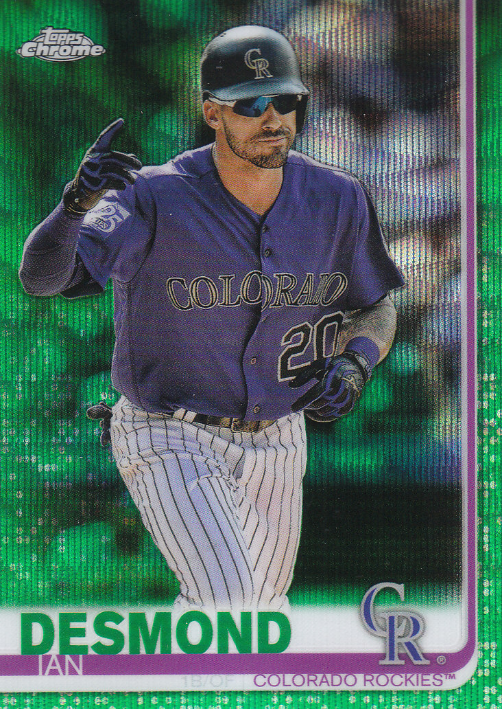 2019 Topps Chrome Baseball Part 4 Color Refractors and Variation Cards - Bild 26 von 75