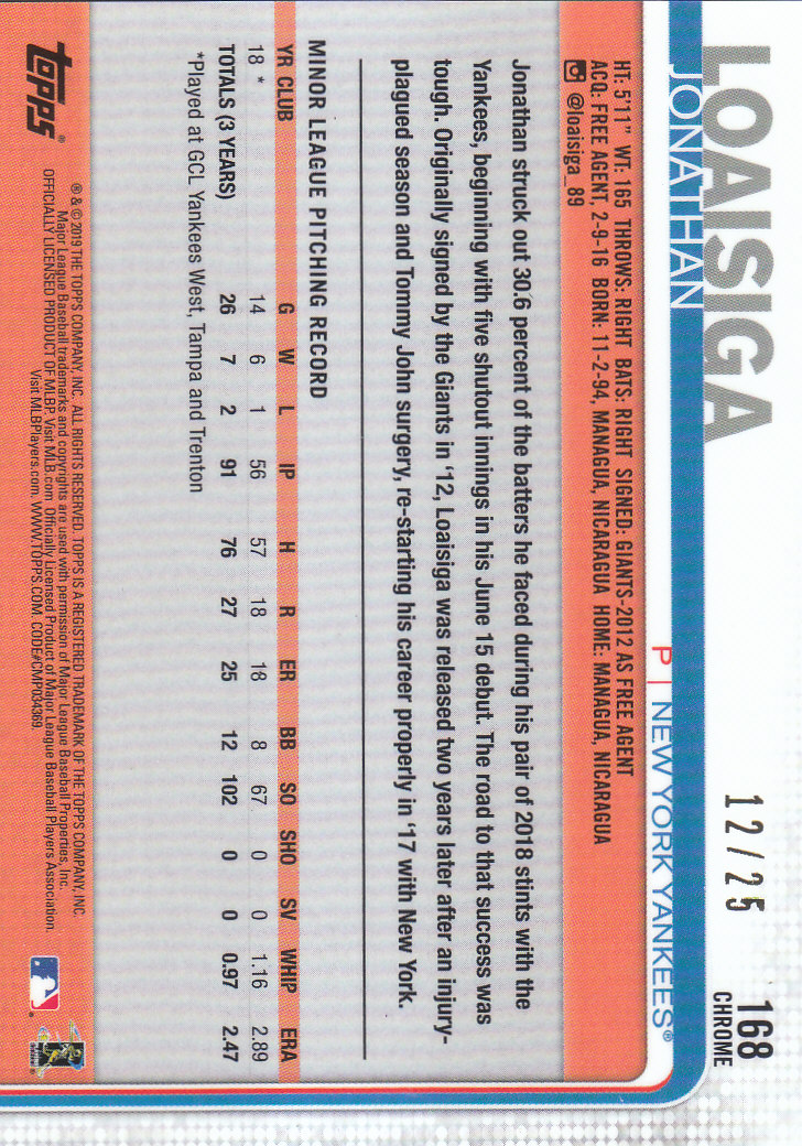 2019 Topps Chrome Baseball Part 4 Color Refractors and Variation Cards - Bild 51 von 75