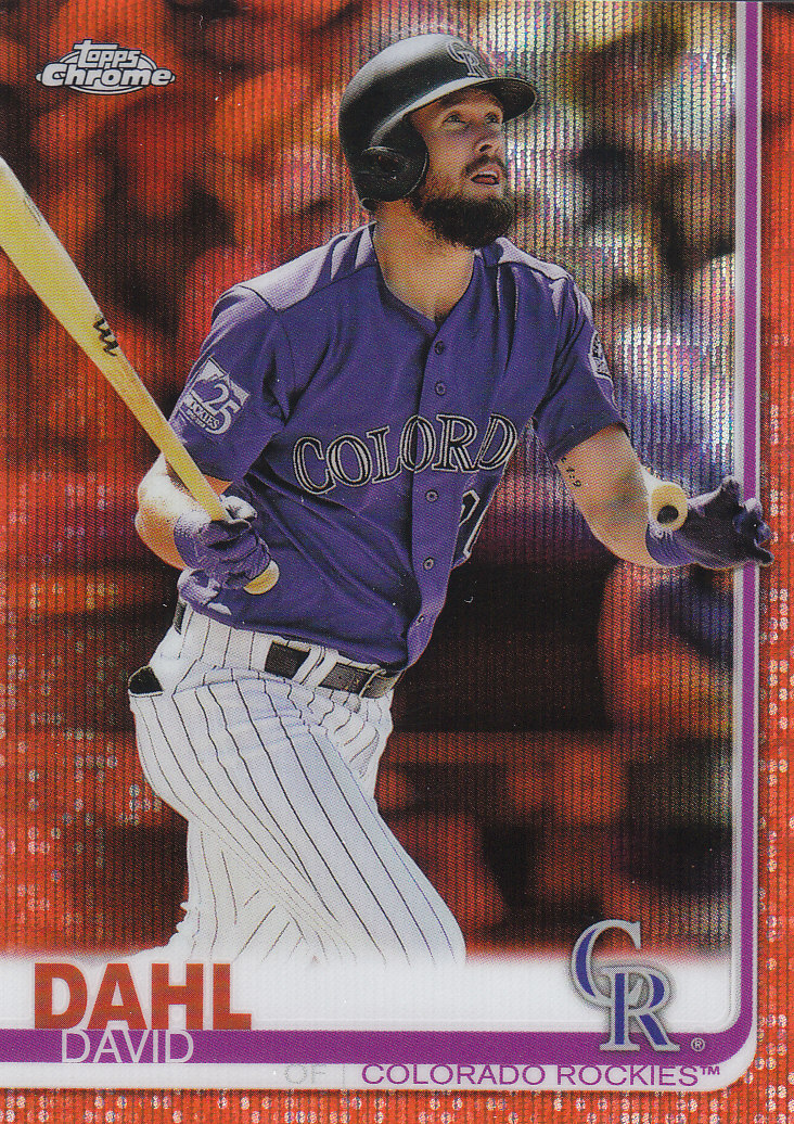 2019 Topps Chrome Baseball Part 4 Color Refractors and Variation Cards - Bild 52 von 75