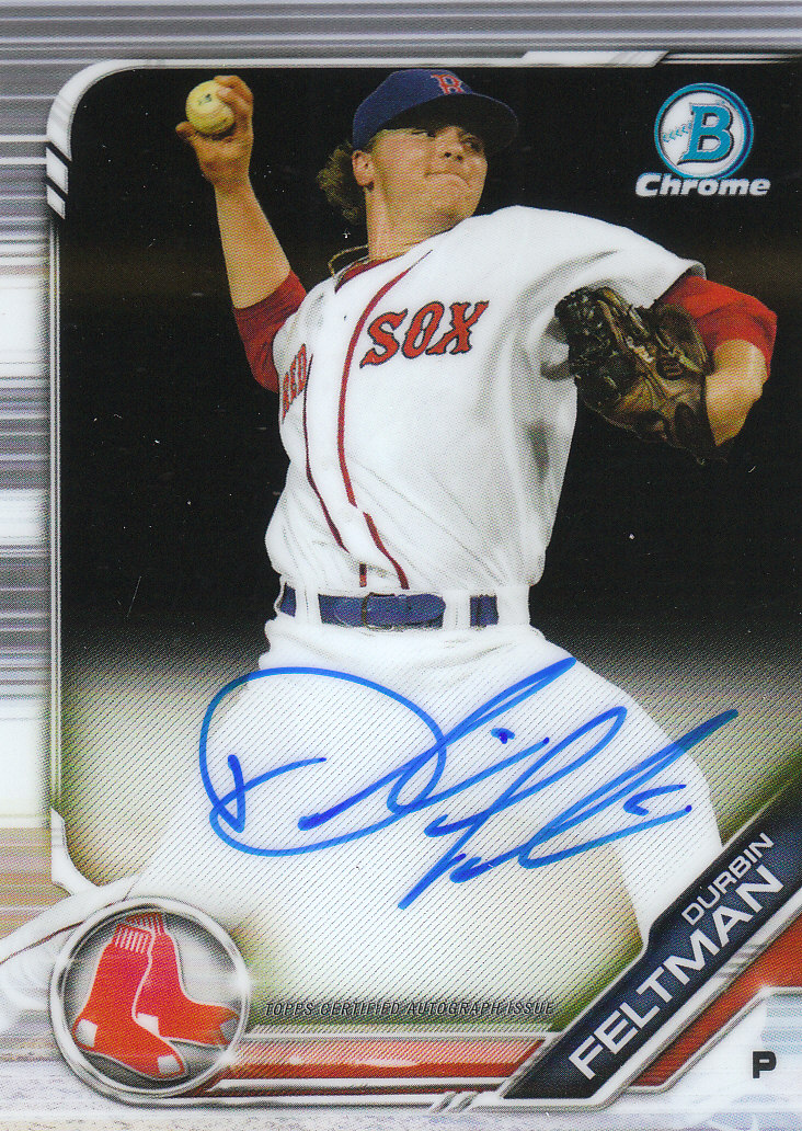 Tarjetas paralelas y inserciones de béisbol Bowman Chrome 2019 "Prospect Autographs" - Imagen 4 de 29