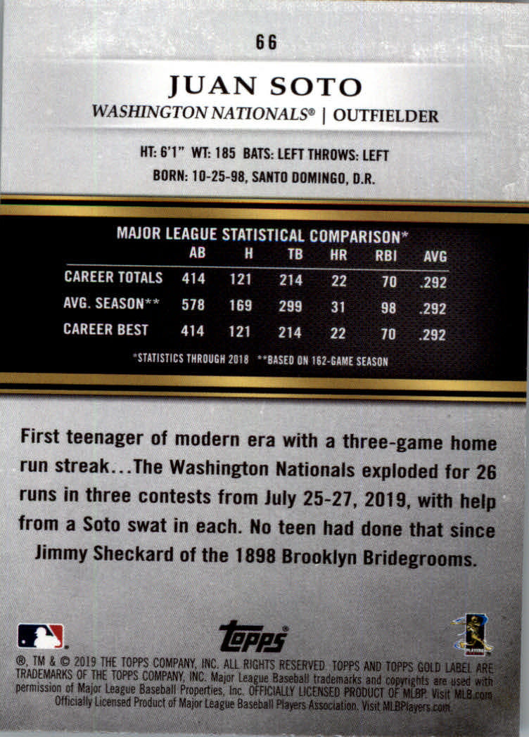 2019 Topps Gold Label Baseball Part 2 Class 2 Main Set and Parallel Cards - Picture 85 of 159