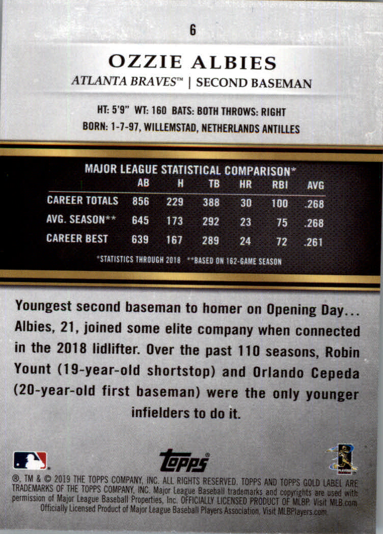 2019 Topps Gold Label Baseball Part 2 Class 2 Main Set and Parallel Cards - Picture 127 of 159