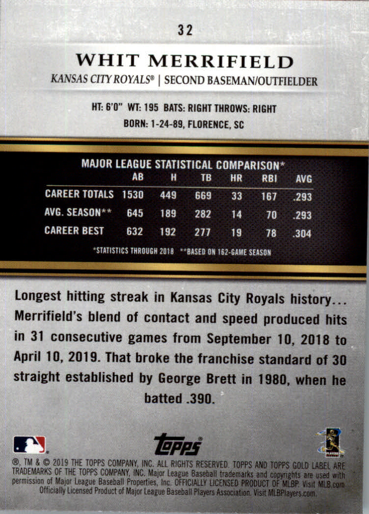 2019 Topps Gold Label Baseball Part 2 Class 2 Main Set and Parallel Cards - Picture 137 of 159