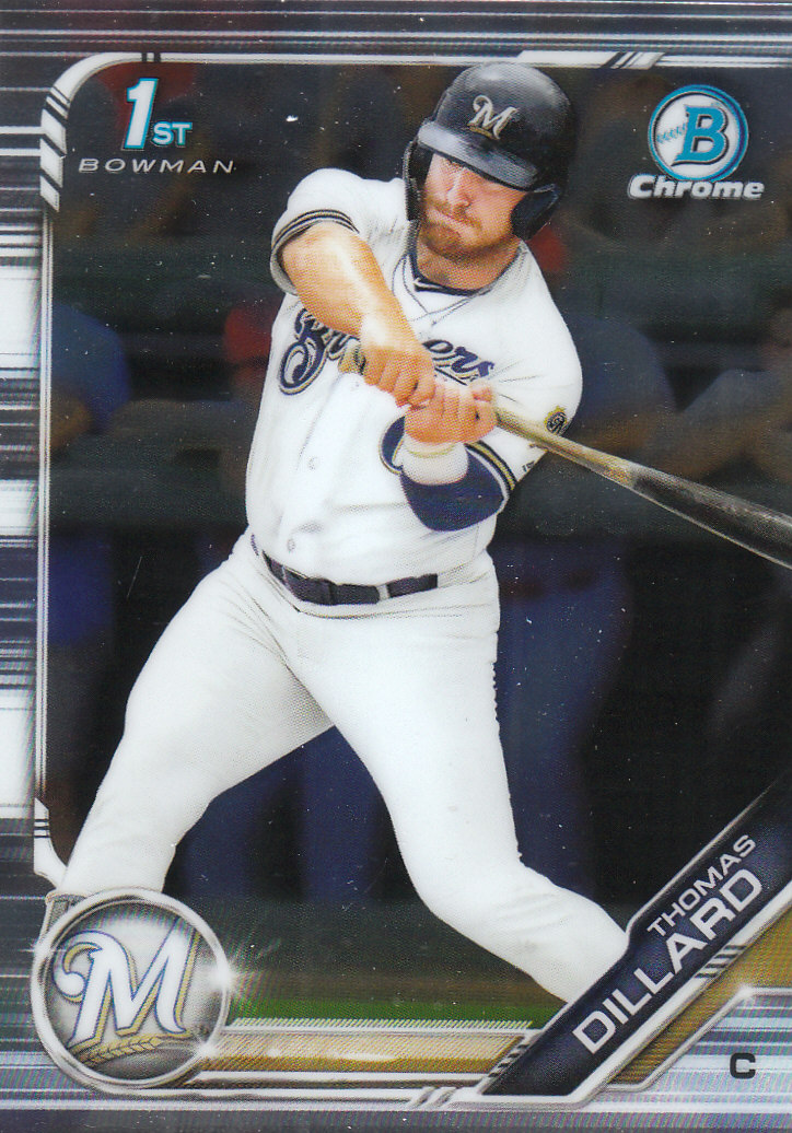 2019 Bowman Chrome Draft Baseball Part 1 Main Set Cards #BDC1 to #BDC200 - Picture 62 of 383