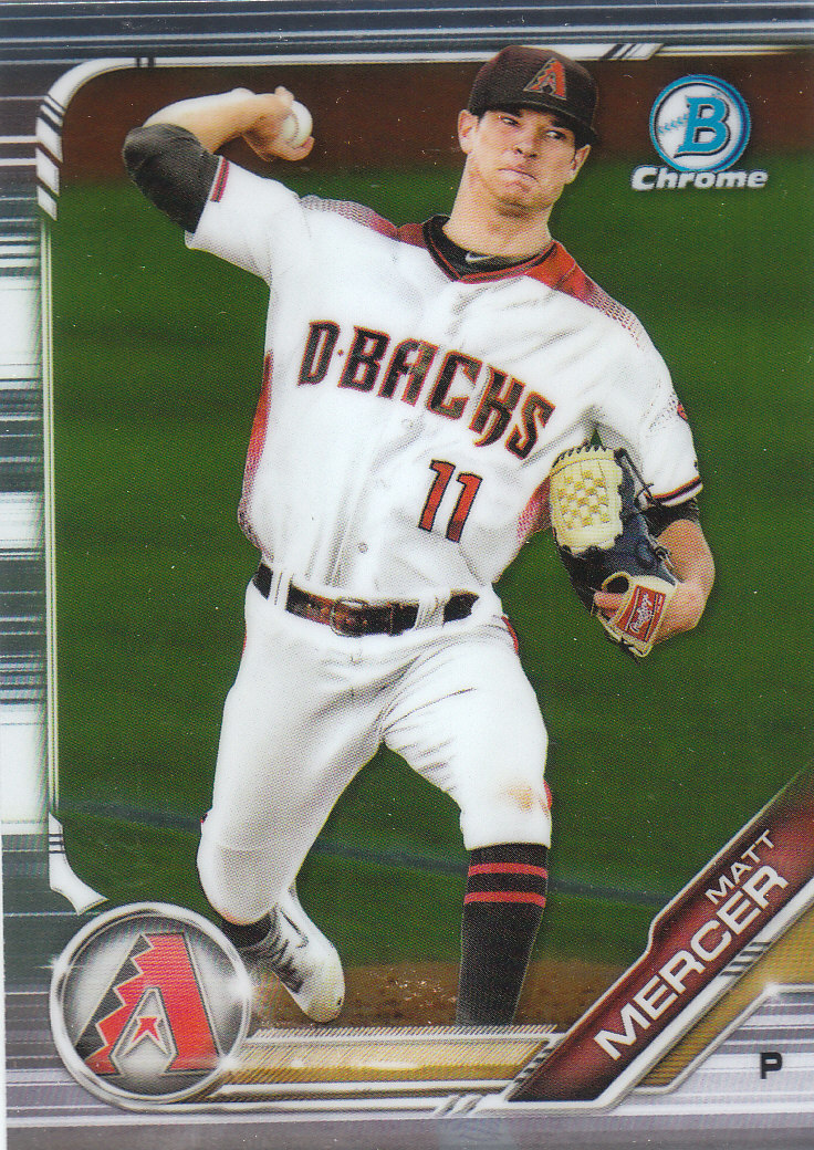 2019 Bowman Chrome Draft Baseball Part 1 Main Set Cards #BDC1 to #BDC200 - Picture 108 of 383