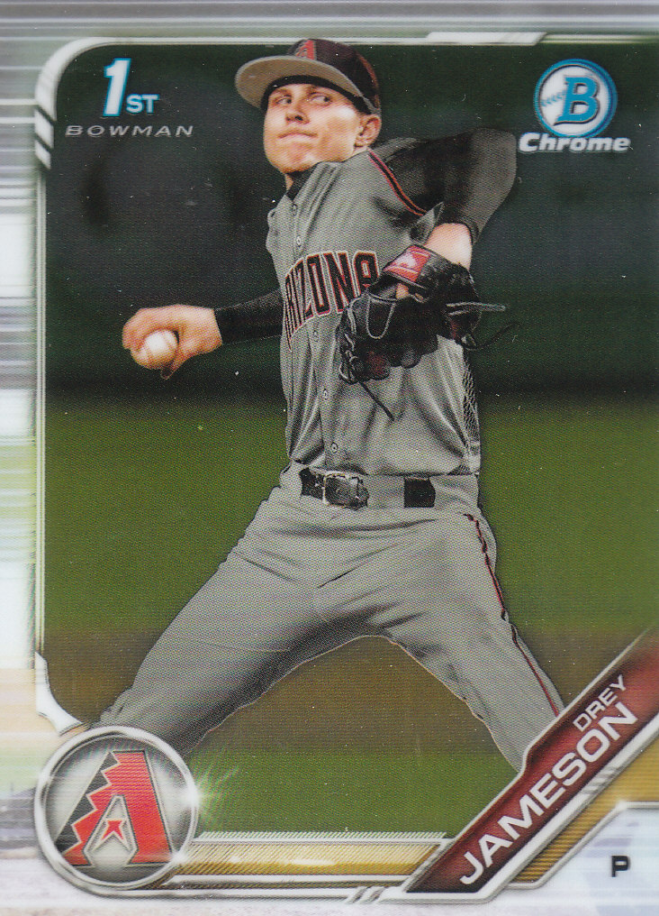 2019 Bowman Chrome Draft Baseball Part 1 Main Set Cards #BDC1 to #BDC200 - Picture 370 of 383