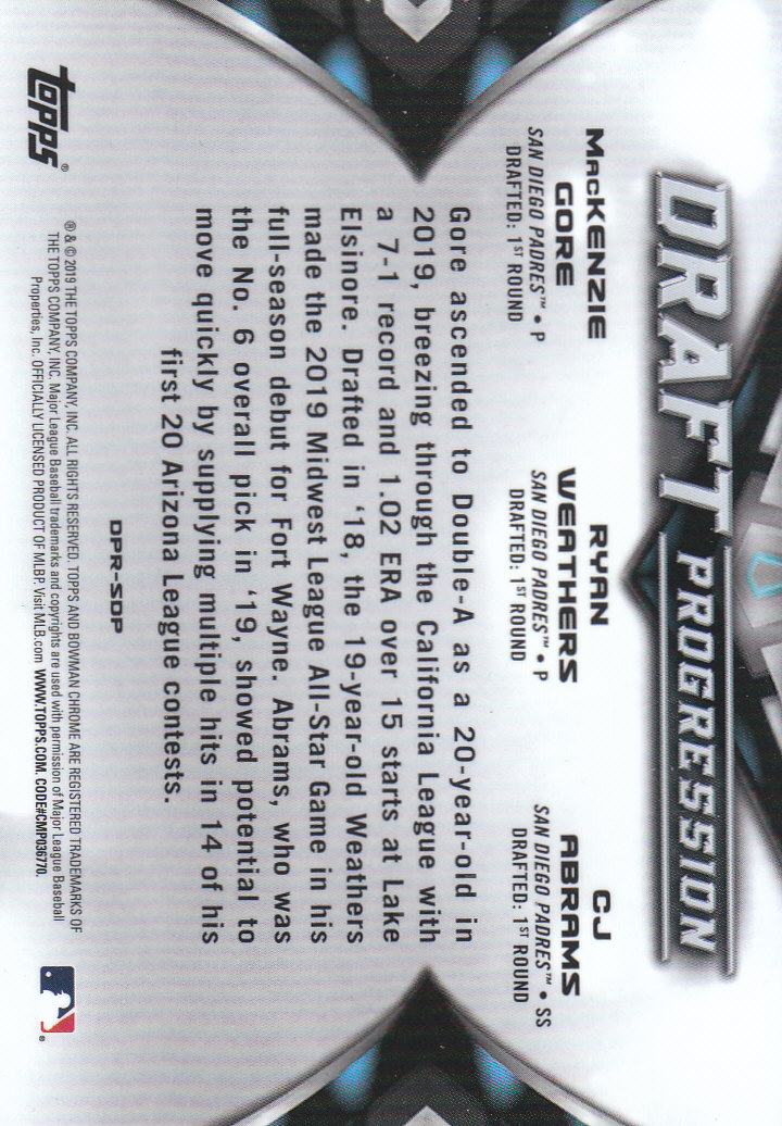 2019 Bowman Chrome Draft Baseball Part 3 Autograph and Insert Cards - Picture 59 of 87