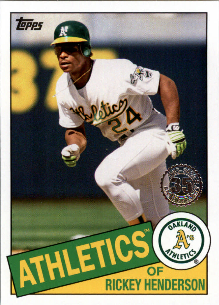 2020 Topps Baseball '85 Topps Series 1 Insert - Parallel - Relic Cards - Picture 32 of 43