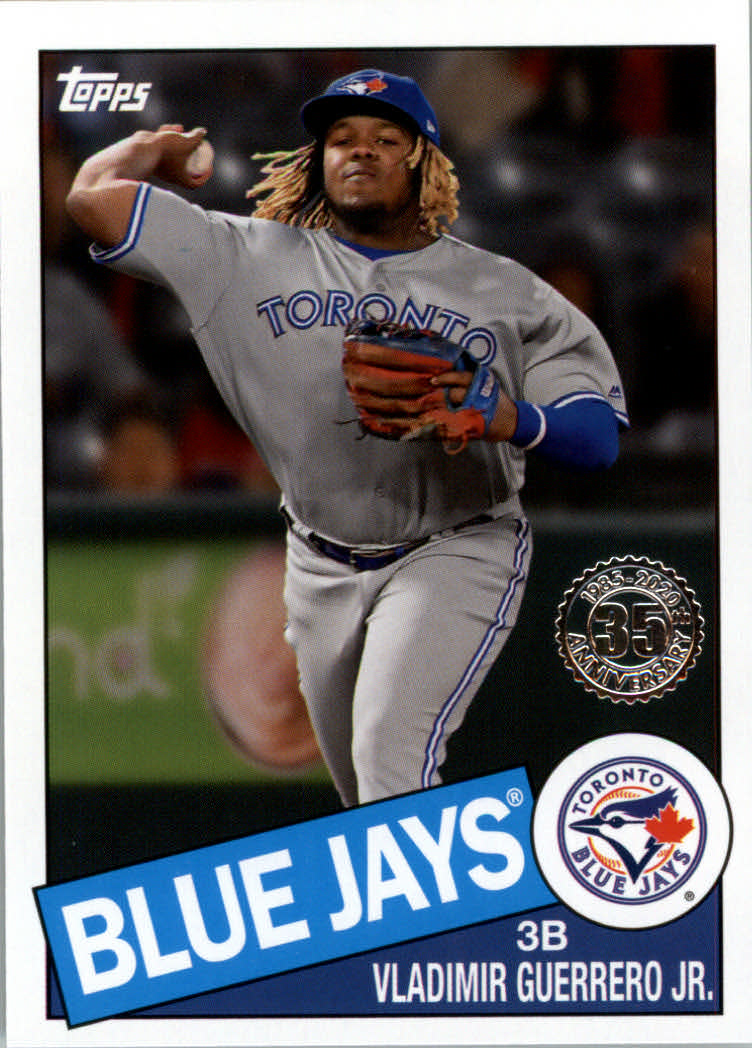 2020 Topps Baseball '85 Topps Series 1 Insert - Parallel - Relic Cards - Picture 38 of 43