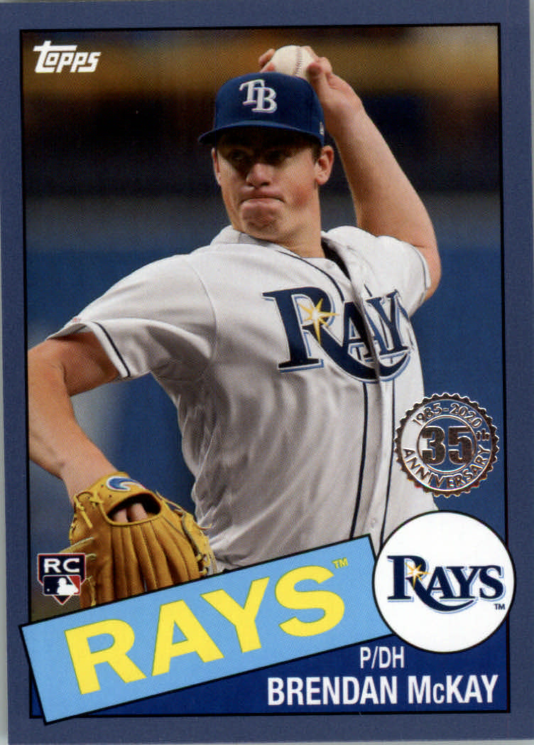 2020 Topps Baseball '85 Topps Series 1 Insert - Parallel - Relic Cards - Picture 42 of 43