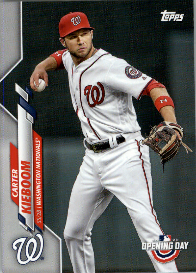 2020 Topps Opening Day Baseball Part 1 Main Set Cards #1 to #200 RC's and Vets