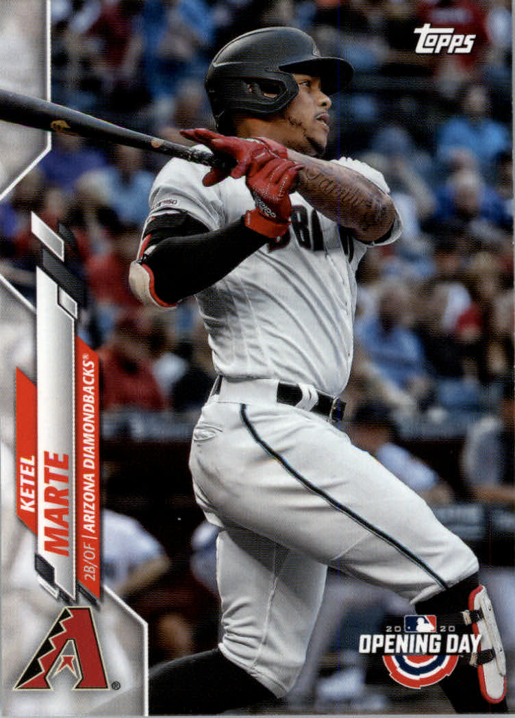 2020 Topps Opening Day Baseball Part 1 Main Set Cards #1 to #200 RC's and Vets