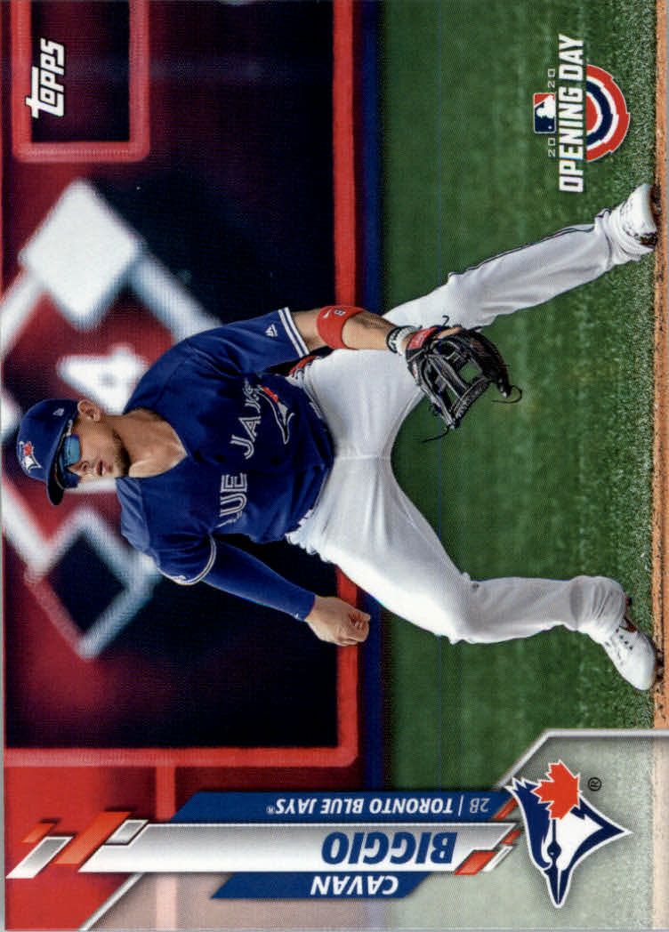 2020 Topps Opening Day Baseball Part 1 Main Set Cards #1 to #200 RC's and Vets