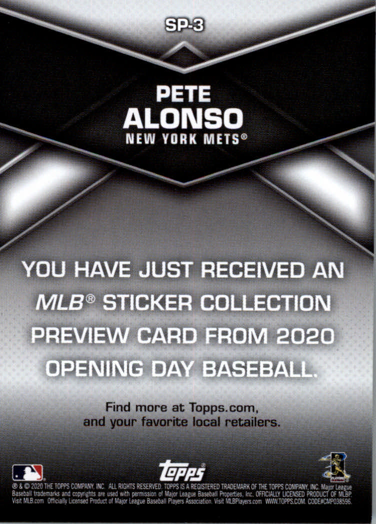 2020 Topps Opening Day Baseball Part 3 Insert, Autograph and Relic Cards - Picture 129 of 171
