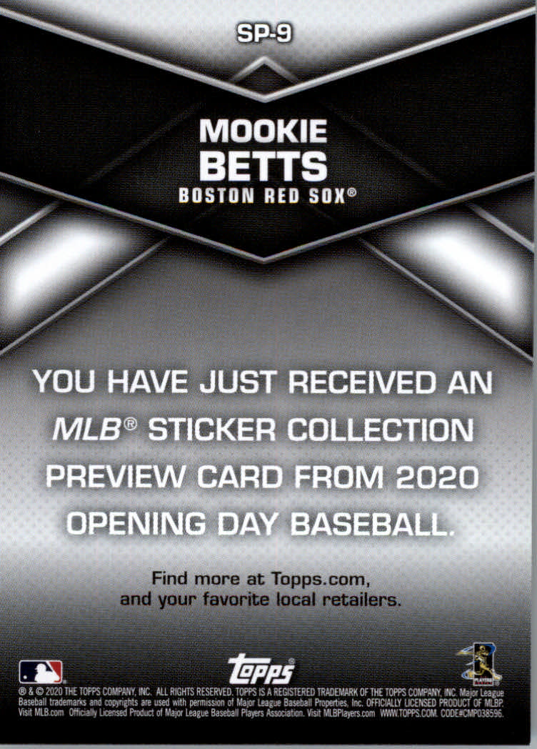 2020 Topps Opening Day Baseball Part 3 Insert, Autograph and Relic Cards - Picture 141 of 171