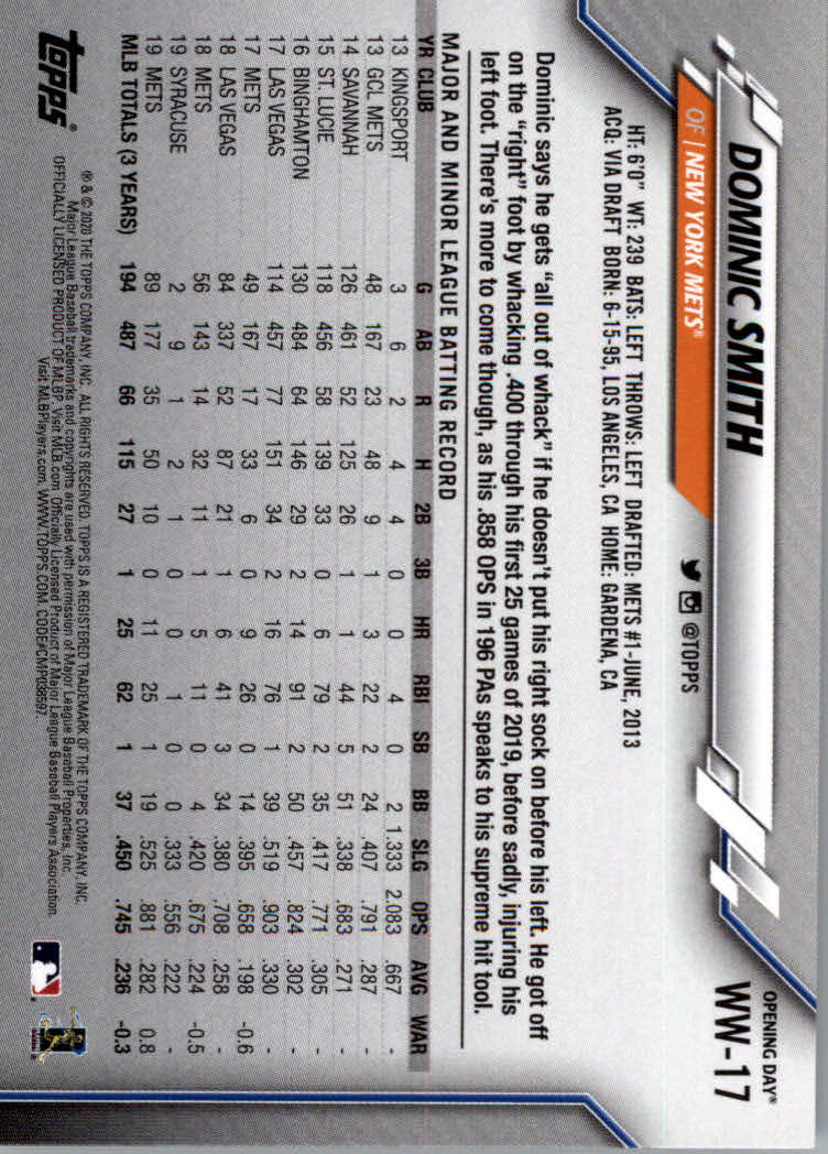 2020 Topps Opening Day Baseball Part 3 Insert, Autograph and Relic Cards - Picture 167 of 171