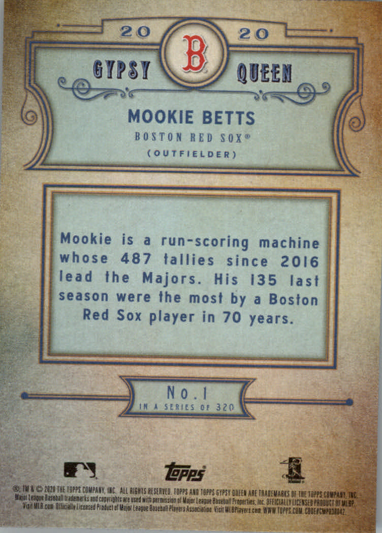 2020 Topps Gypsy Queen Baseball Part 1 Main Set Cards #1 to #150 RCs and VETs - Picture 3 of 291