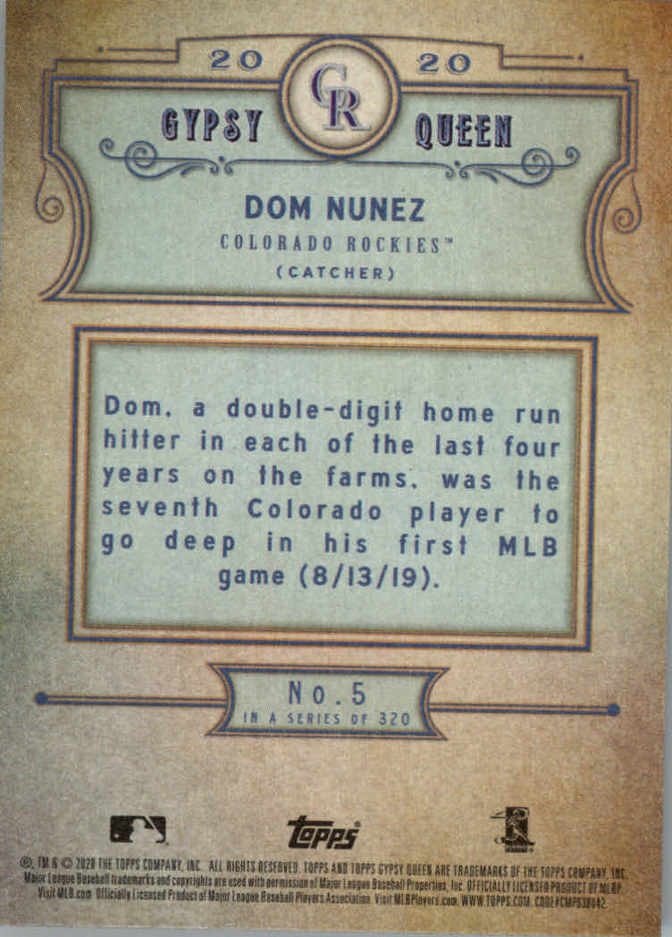 2020 Topps Gypsy Queen Baseball Part 1 Main Set Cards #1 to #150 RCs and VETs - Picture 11 of 291