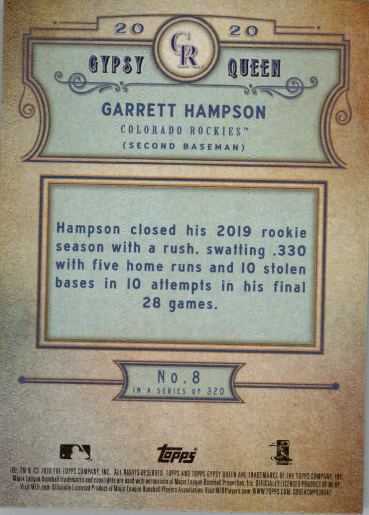 2020 Topps Gypsy Queen Baseball Part 1 Main Set Cards #1 to #150 RCs and VETs - Picture 17 of 291