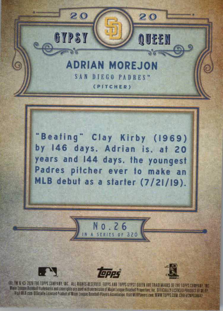 2020 Topps Gypsy Queen Baseball Part 1 Main Set Cards #1 to #150 RCs and VETs - Picture 51 of 291