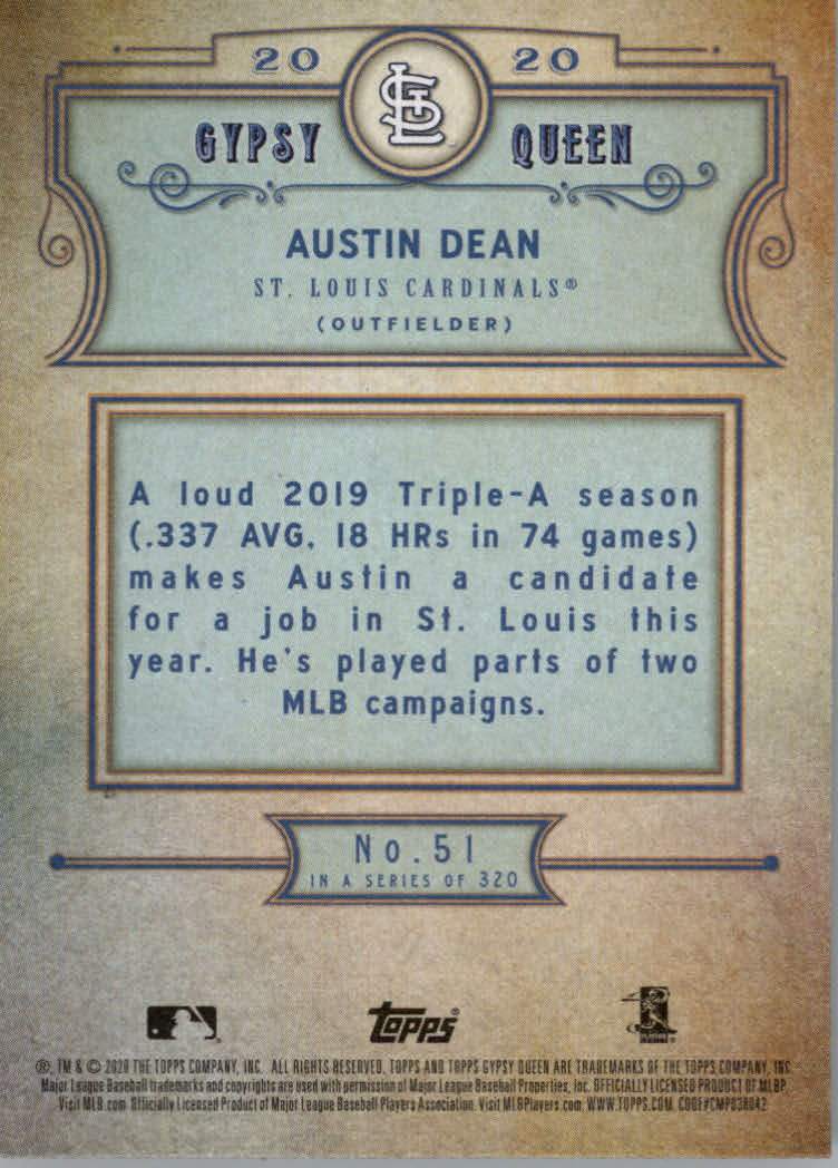 2020 Topps Gypsy Queen Baseball Part 1 Main Set Cards #1 to #150 RCs and VETs - Picture 101 of 291