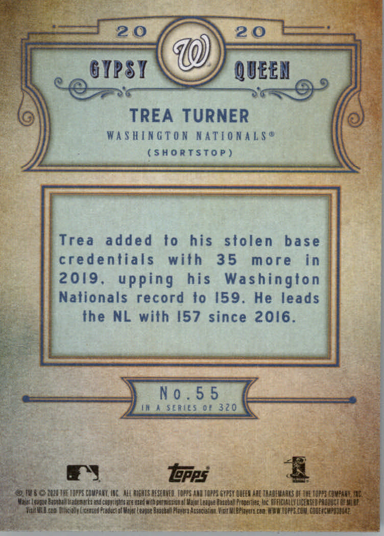 2020 Topps Gypsy Queen Baseball Part 1 Main Set Cards #1 to #150 RCs and VETs - Picture 109 of 291