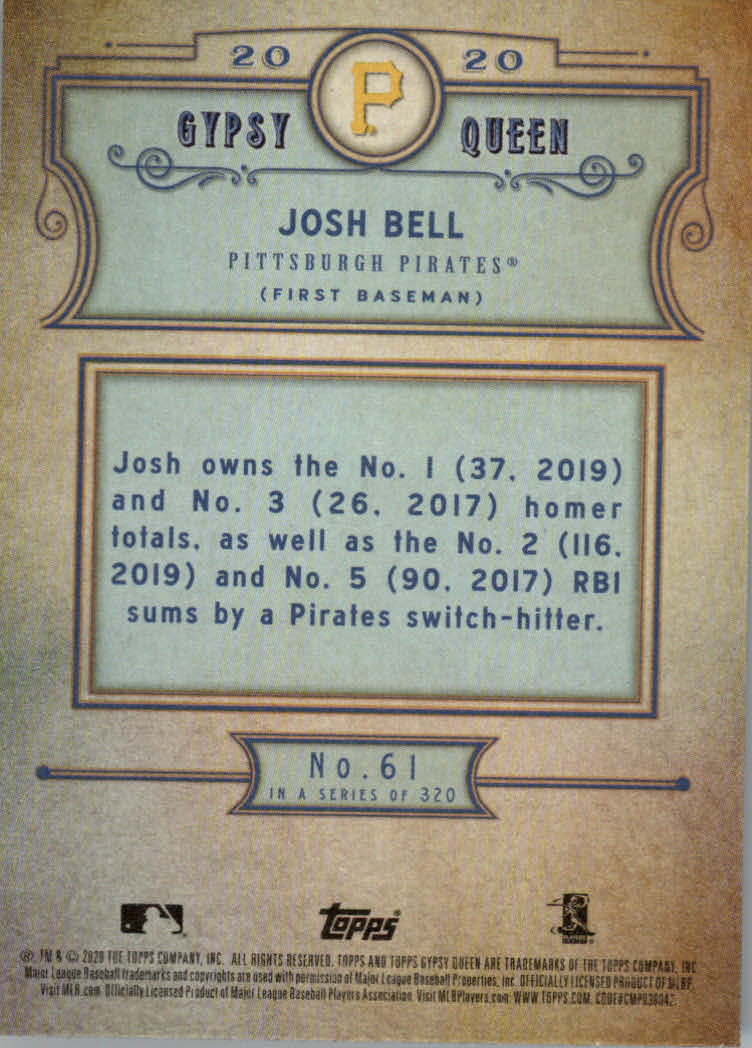 2020 Topps Gypsy Queen Baseball Part 1 Main Set Cards #1 to #150 RCs and VETs - Picture 121 of 291