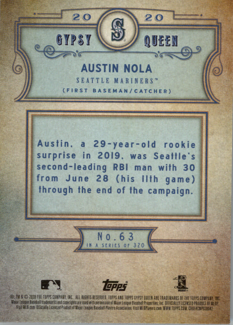 2020 Topps Gypsy Queen Baseball Part 1 Main Set Cards #1 to #150 RCs and VETs - Picture 125 of 291