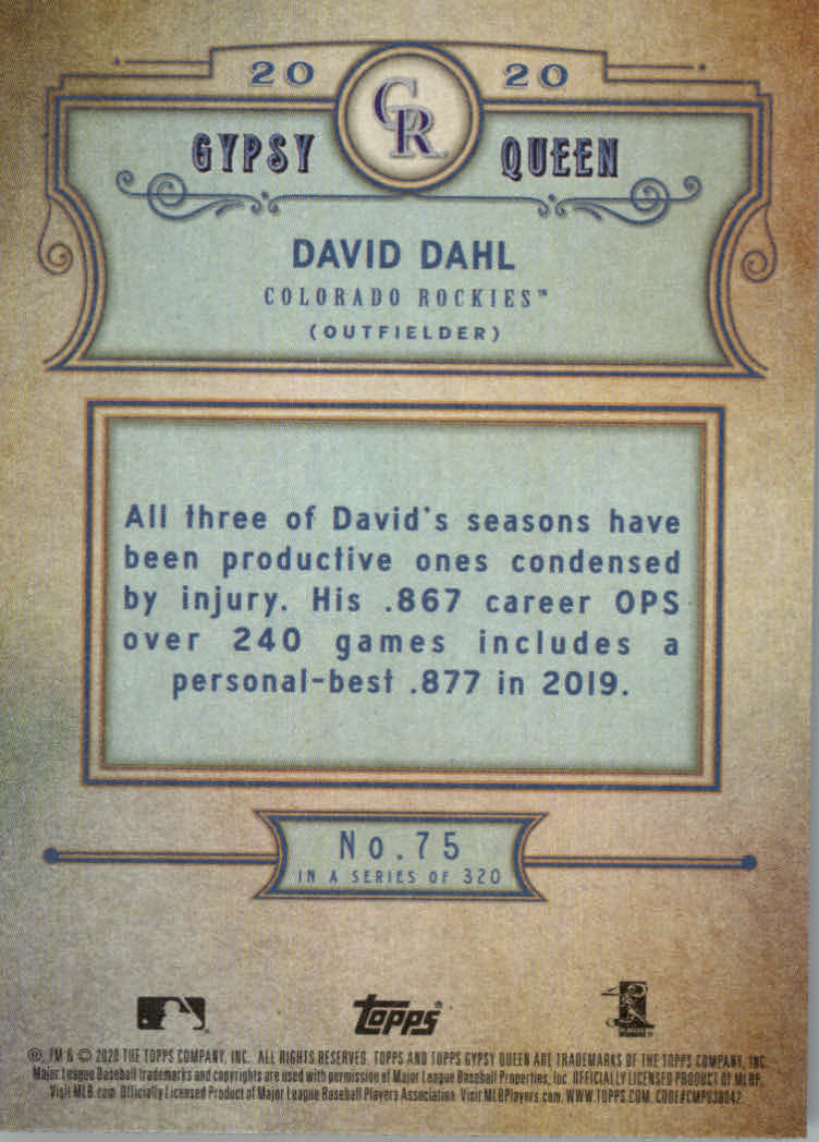 2020 Topps Gypsy Queen Baseball Part 1 Main Set Cards #1 to #150 RCs and VETs - Picture 147 of 291