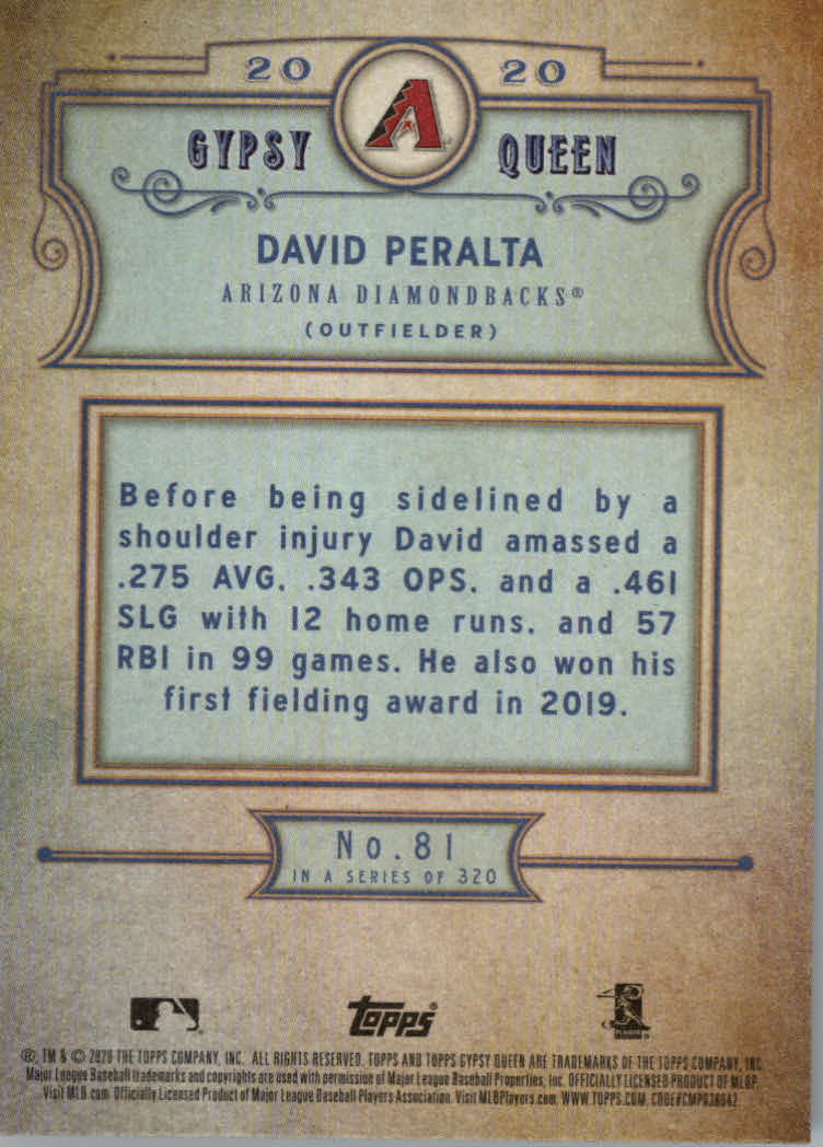 2020 Topps Gypsy Queen Baseball Part 1 Main Set Cards #1 to #150 RCs and VETs - Picture 159 of 291