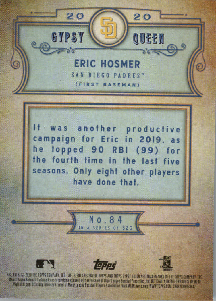 2020 Topps Gypsy Queen Baseball Part 1 Main Set Cards #1 to #150 RCs and VETs - Picture 165 of 291