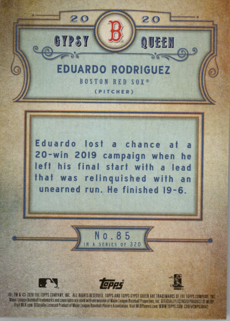 2020 Topps Gypsy Queen Baseball Part 1 Main Set Cards #1 to #150 RCs and VETs - Picture 167 of 291