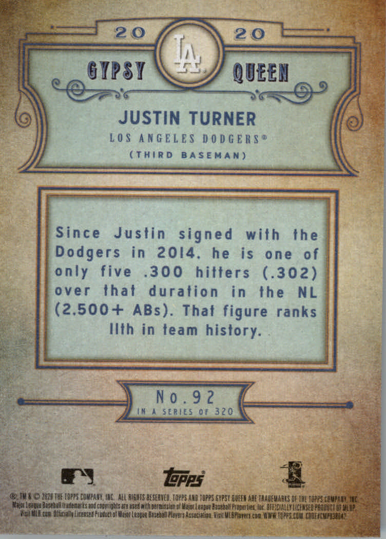 2020 Topps Gypsy Queen Baseball Part 1 Main Set Cards #1 to #150 RCs and VETs - Picture 181 of 291