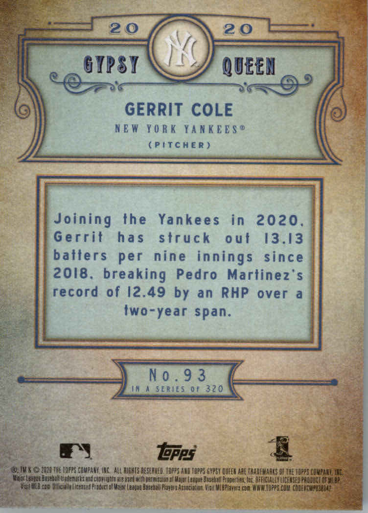 2020 Topps Gypsy Queen Baseball Part 1 Main Set Cards #1 to #150 RCs and VETs - Picture 183 of 291