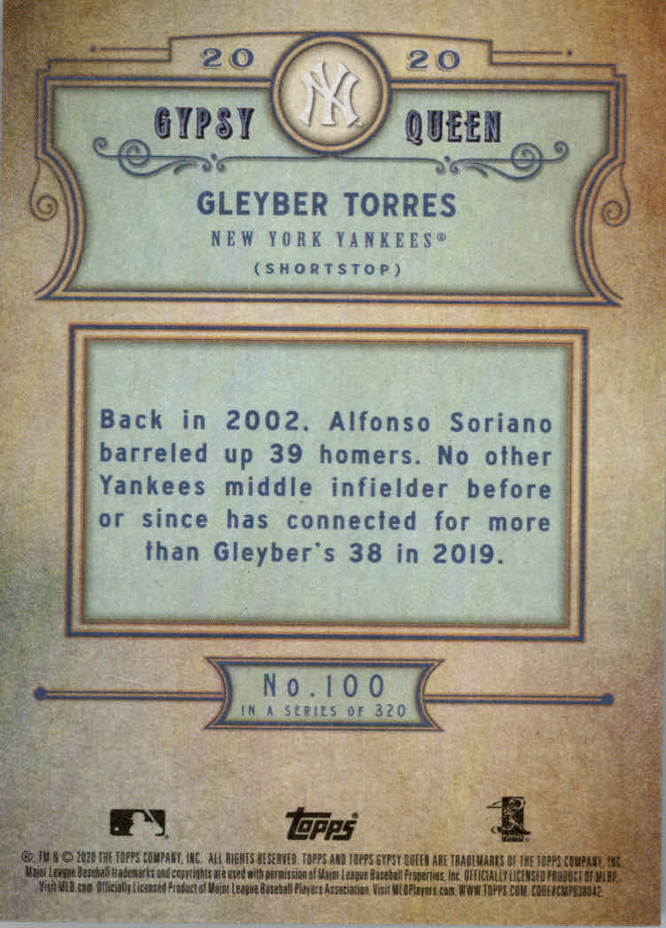 2020 Topps Gypsy Queen Baseball Part 1 Main Set Cards #1 to #150 RCs and VETs - Picture 197 of 291