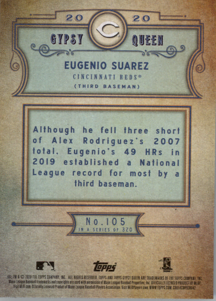 2020 Topps Gypsy Queen Baseball Part 1 Main Set Cards #1 to #150 RCs and VETs - Picture 207 of 291