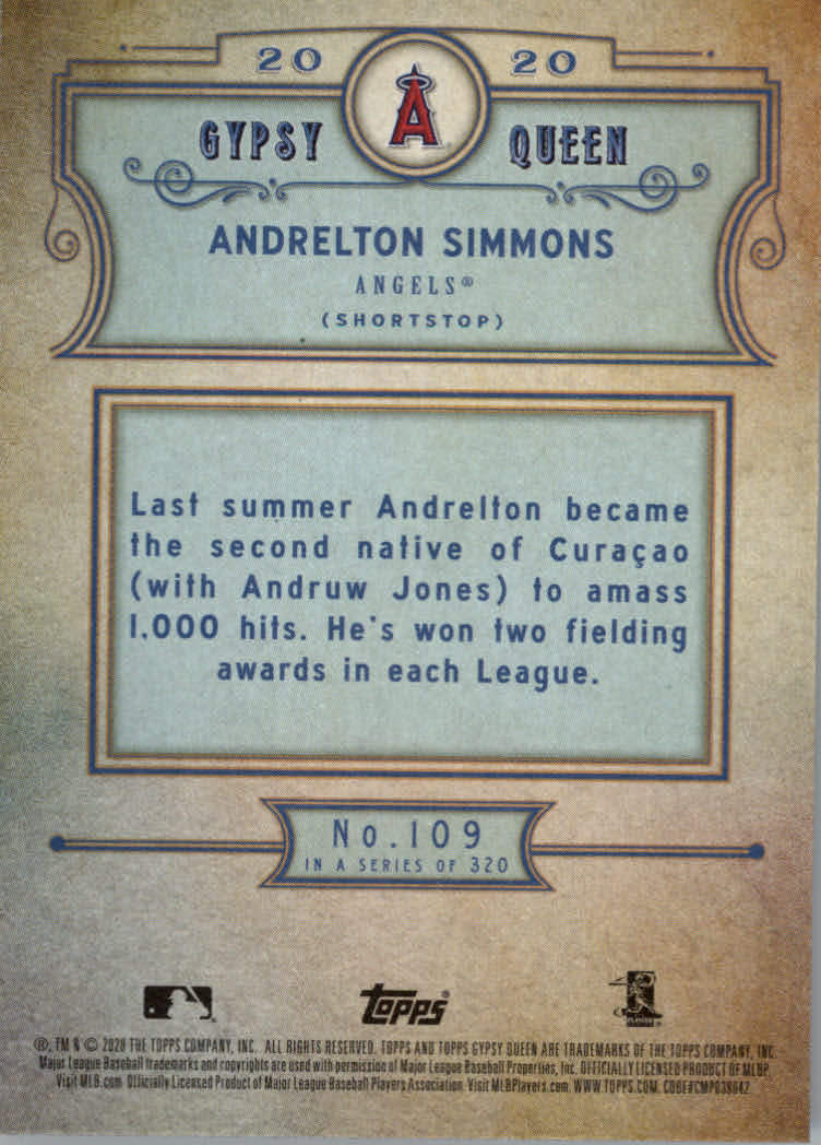 2020 Topps Gypsy Queen Baseball Part 1 Main Set Cards #1 to #150 RCs and VETs - Picture 215 of 291