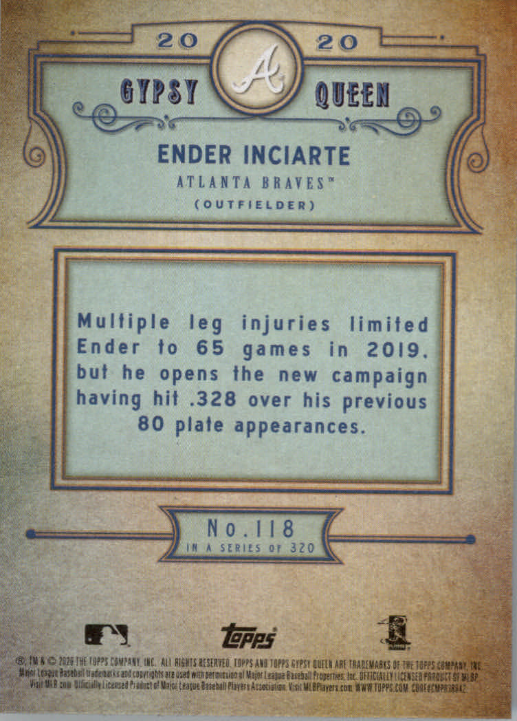 2020 Topps Gypsy Queen Baseball Part 1 Main Set Cards #1 to #150 RCs and VETs - Picture 233 of 291