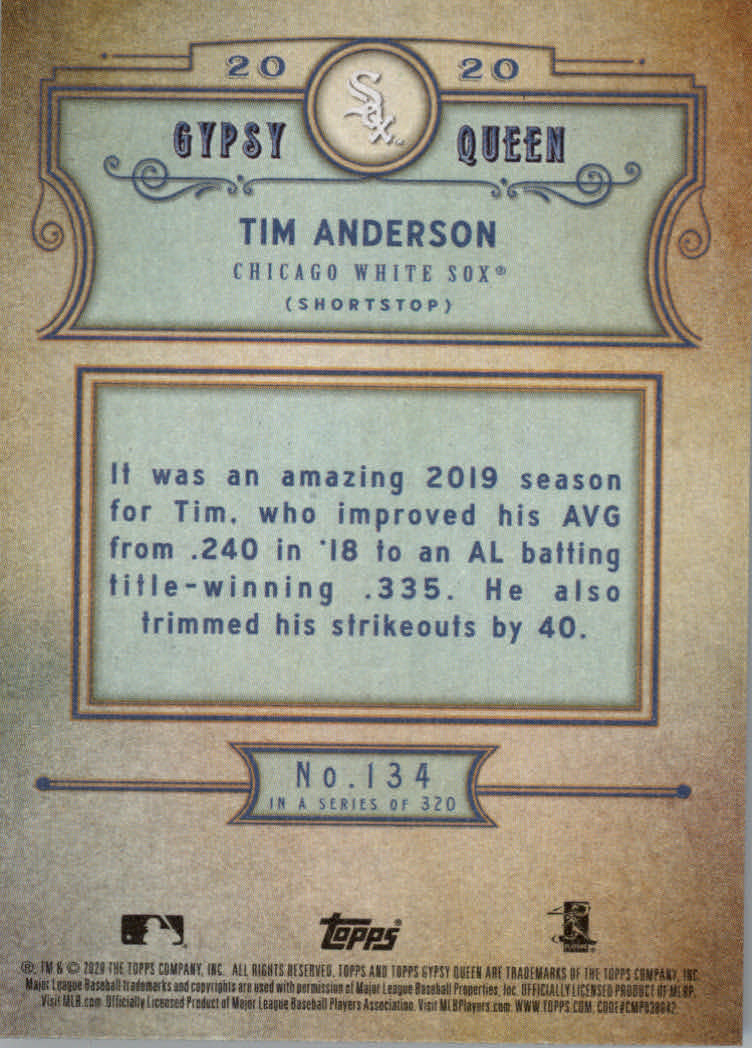 2020 Topps Gypsy Queen Baseball Part 1 Main Set Cards #1 to #150 RCs and VETs - Picture 263 of 291