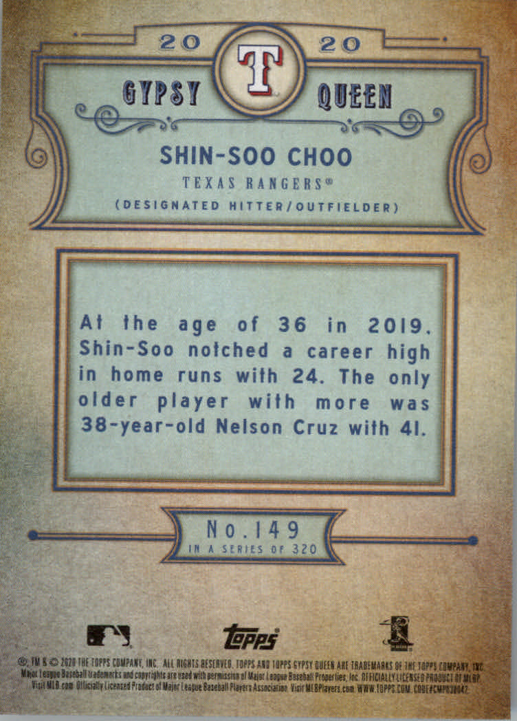 2020 Topps Gypsy Queen Baseball Part 1 Main Set Cards #1 to #150 RCs and VETs - Picture 291 of 291