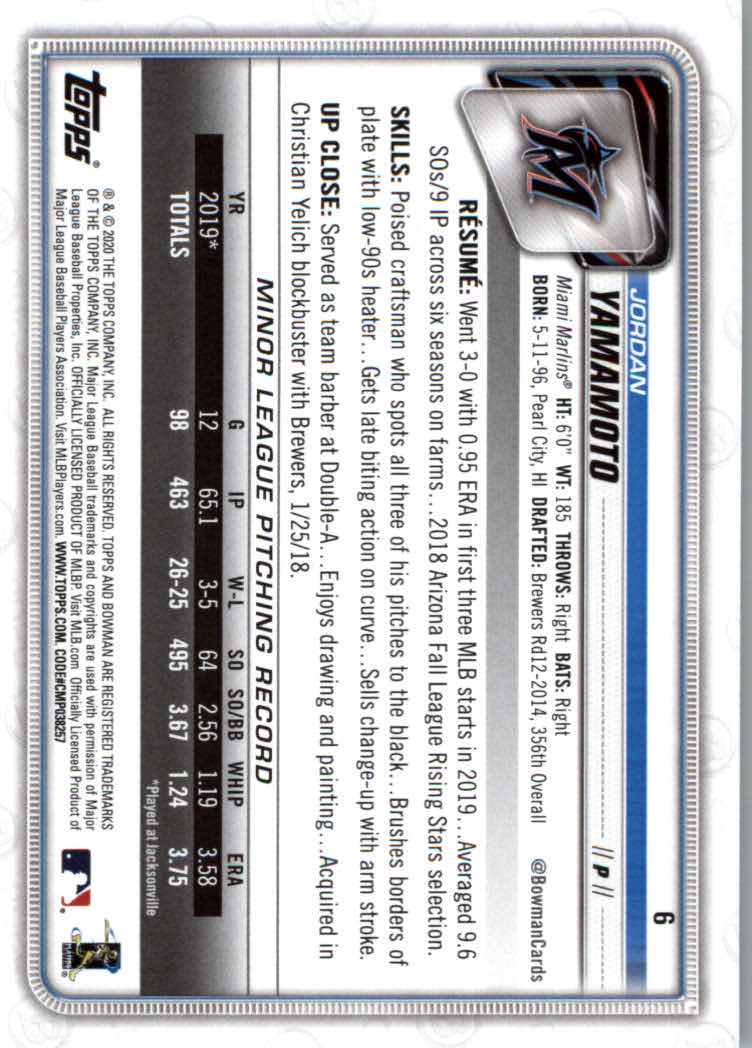 2020 Bowman Baseball (Paper) Part 1 Main Set Cards #1 to #100 Rookies and Vets - Picture 13 of 193