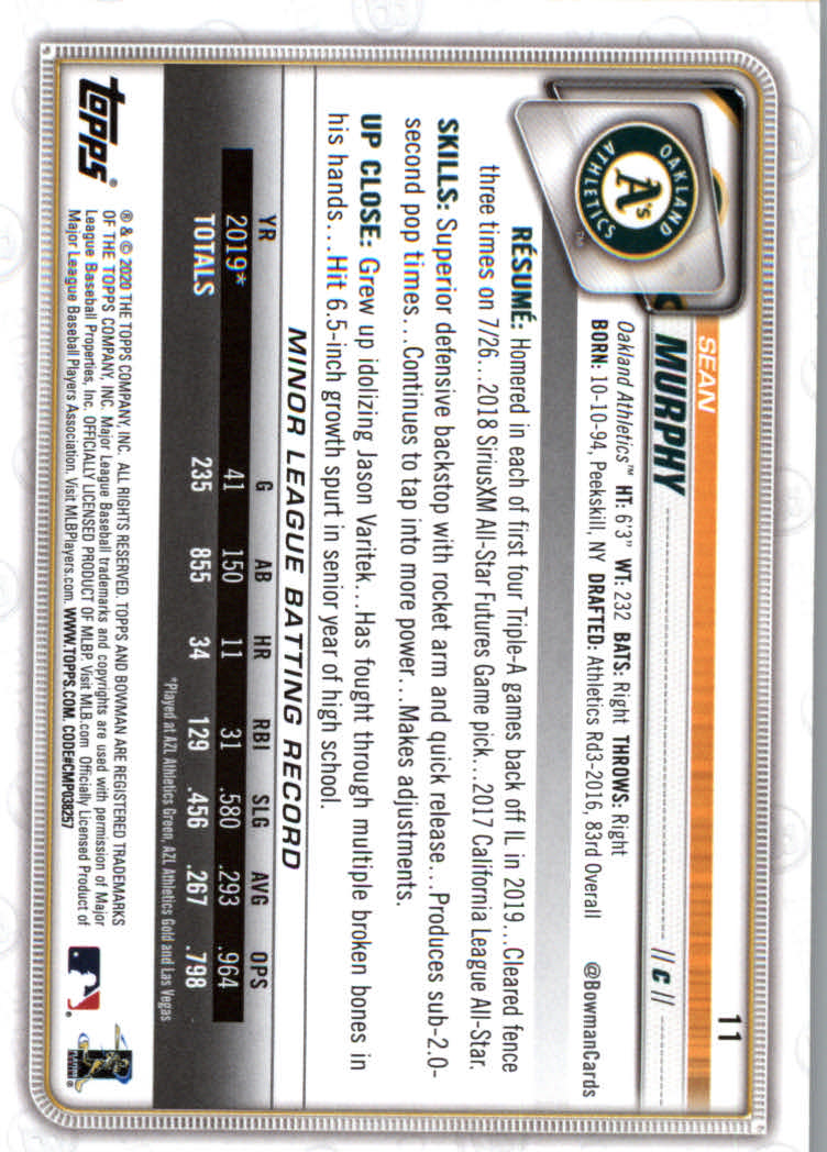 2020 Bowman Baseball (Paper) Part 1 Main Set Cards #1 to #100 Rookies and Vets - Picture 23 of 193