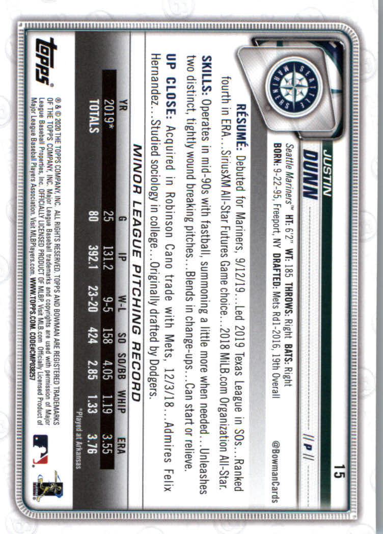 2020 Bowman Baseball (Paper) Part 1 Main Set Cards #1 to #100 Rookies and Vets - Picture 31 of 193