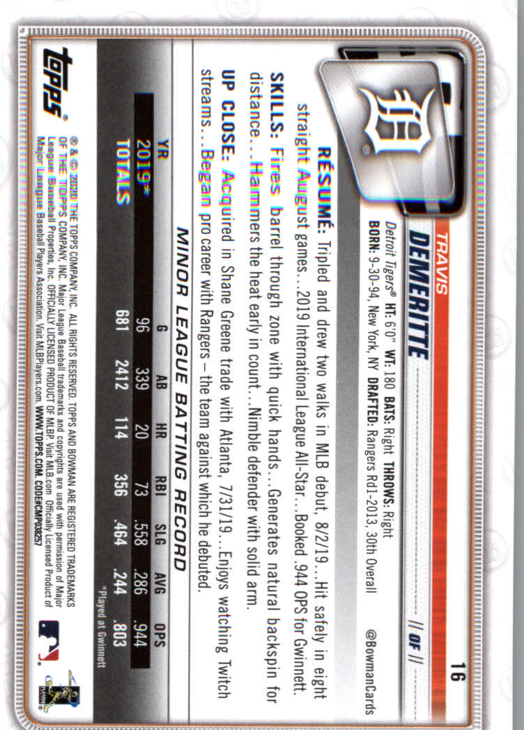 2020 Bowman Baseball (Paper) Part 1 Main Set Cards #1 to #100 Rookies and Vets - Picture 33 of 193