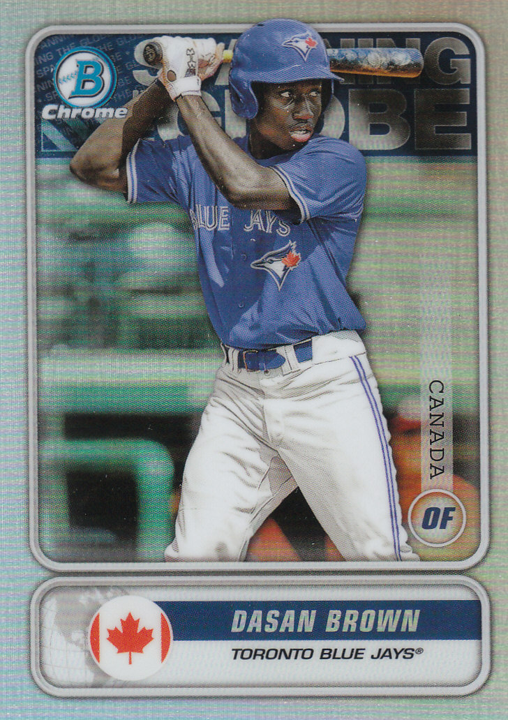 2020 Bowman Chrome Baseball "Spanning the Globe" Insert and Parallel Cards - Picture 6 of 39